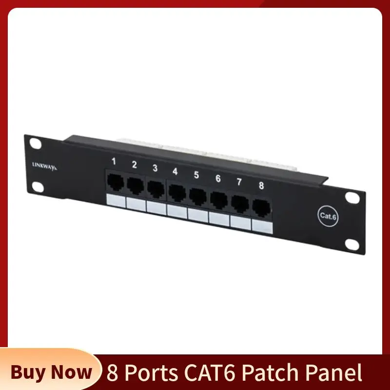 Patch Panel Cat6 - Adaptador de red para el hogar,