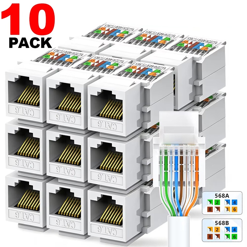 Patch Panel Cat6 - Módulo de red Ethernet Cat6 Keystone