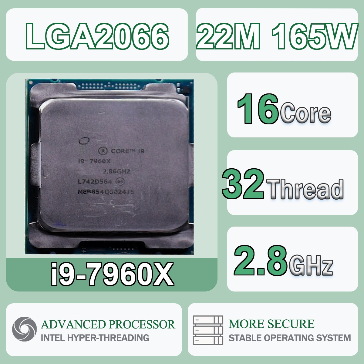 Intel Core i9-7960X 16 núcleos - Intel Cpu Core I9 reseña y precio