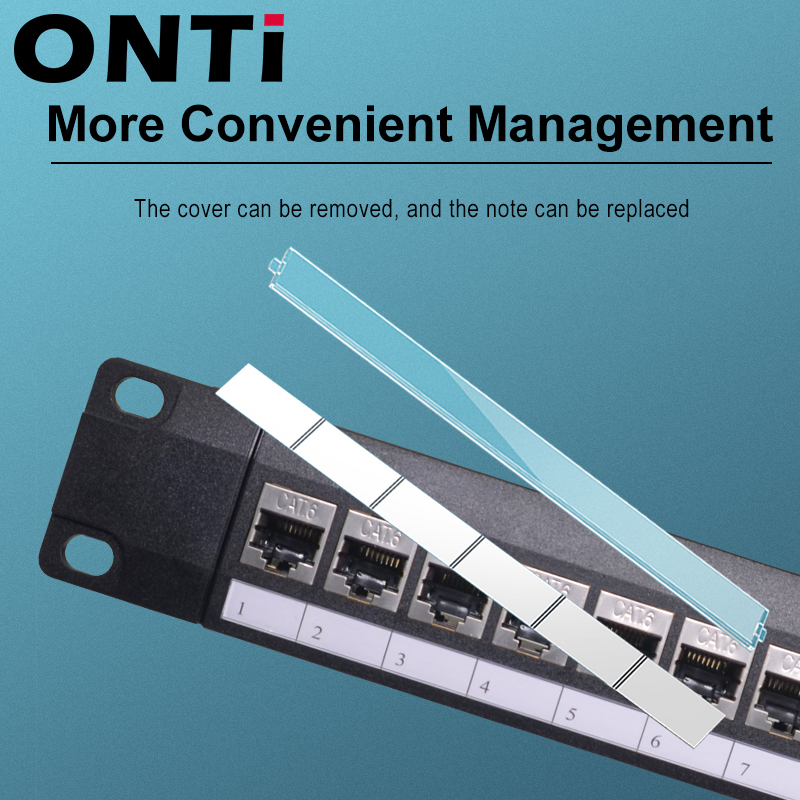 ONTi 19in 1U Rack 24 puertos C - Patch Panel Cat6 reseña y precio
