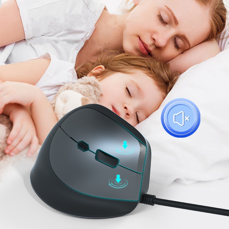 Ratón RGB Vertical con cable p - Ergonomic Mouse Vertical reseña y precio