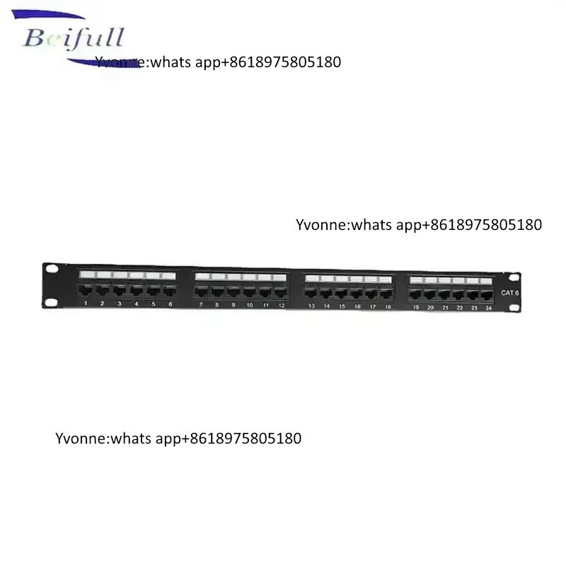 Panel de Conexiones UTP de 19  - Patch Panel Cat6 reseña y precio