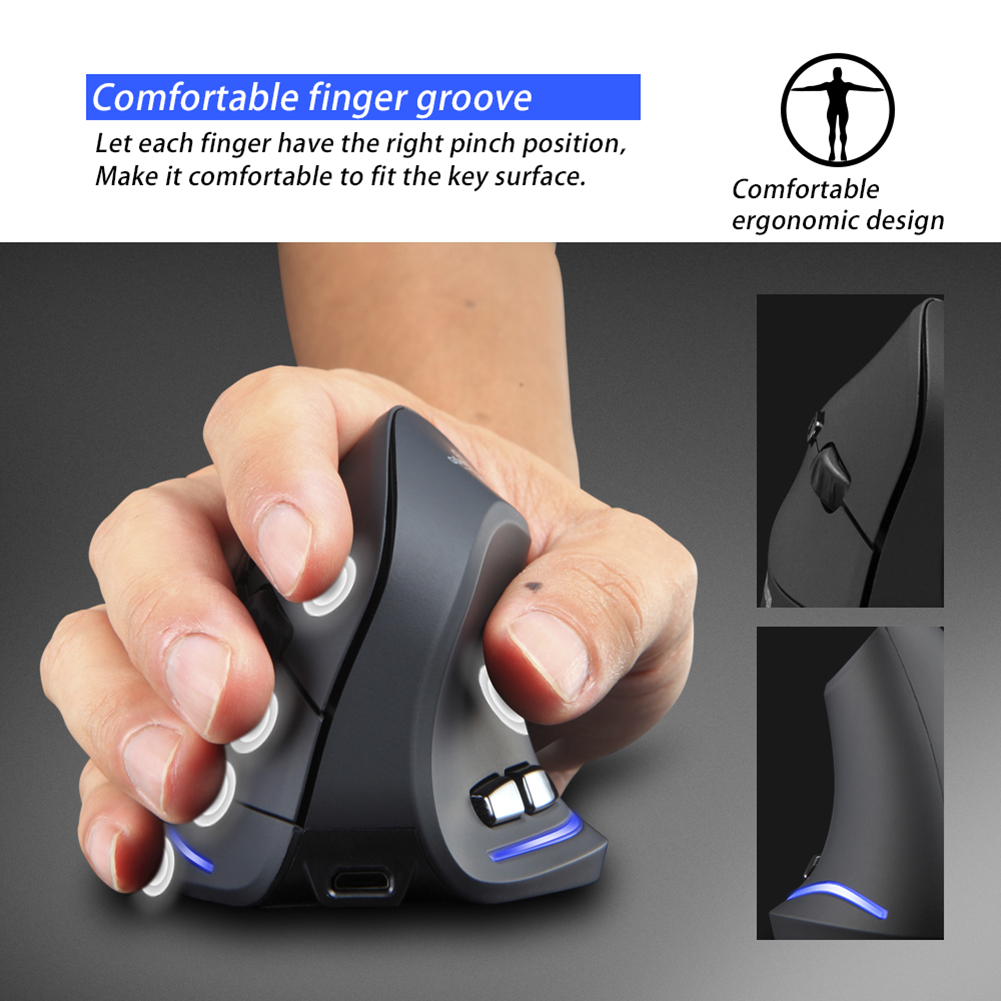 Ratón Inalámbrico Recargable Z - Ergonomic Mouse Vertical reseña y precio