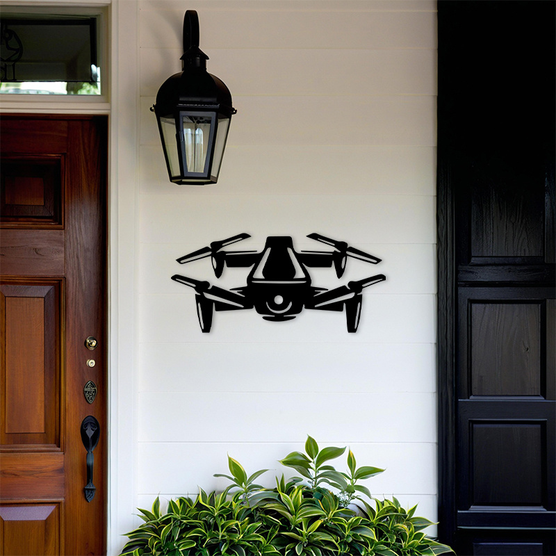 Moderna Silueta de Dron en Alu - The Office Tech reseña y precio