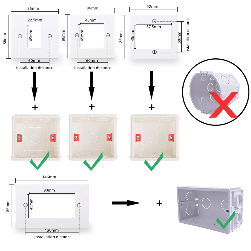 Coswall-toma de corriente de p - Patch Panel Cat6 reseña y precio