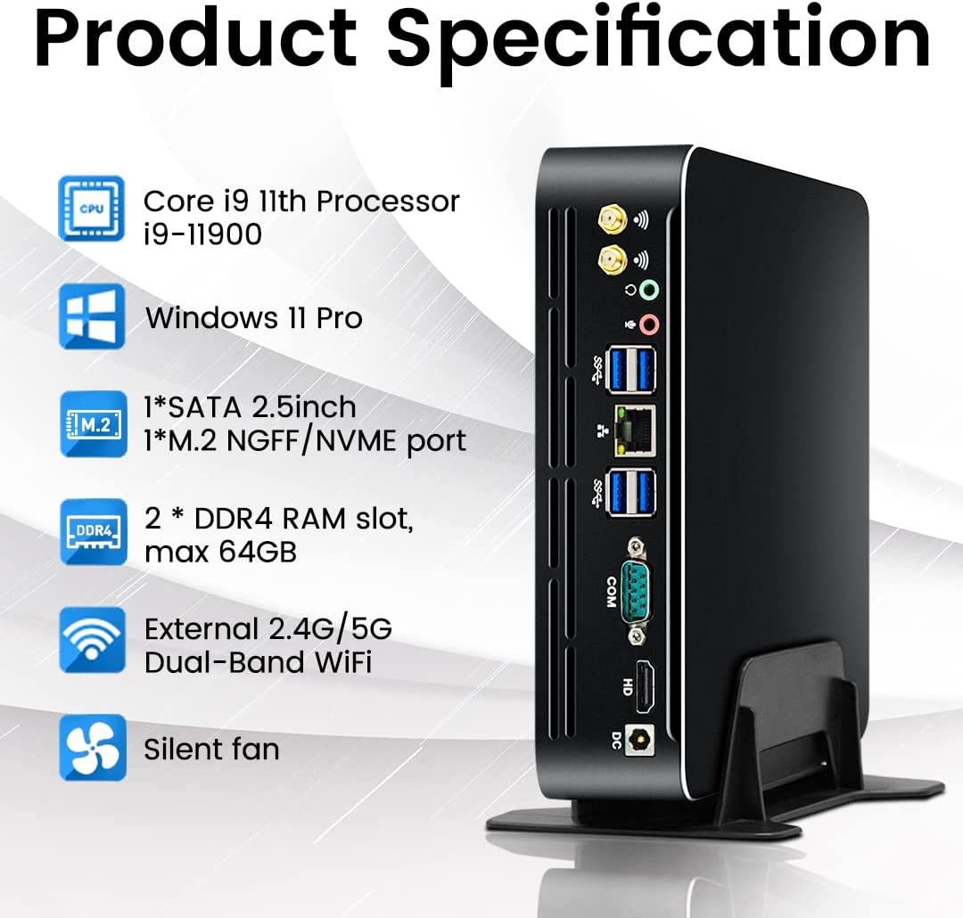 Partaker Mini PC Intel de 11ª  - Intel Cpu Core I9 reseña y precio
