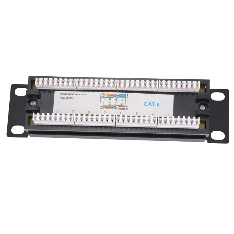 Panel de Conexiones CAT6 de 8  - Patch Panel Cat6 reseña y precio