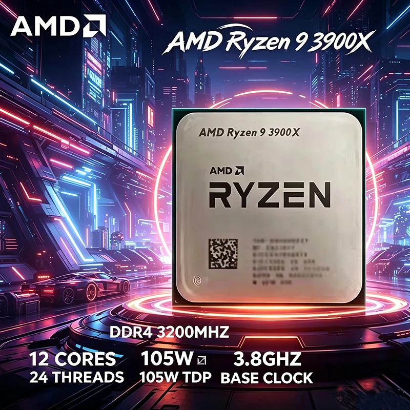 Procesador AMD Ryzen 9 R9 3900 - Amd Cpu Ryzen 9 reseña y precio