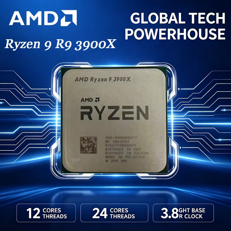 Procesador AMD Ryzen 9 R9 3900 - Amd Cpu Ryzen 9 reseña y precio
