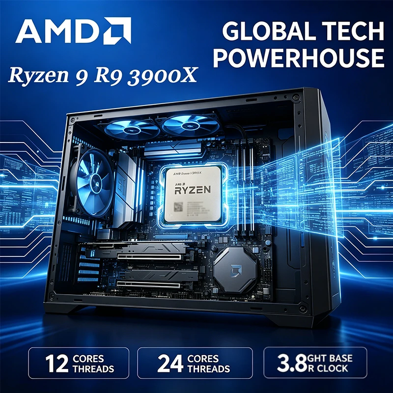 Procesador AMD Ryzen 9 R9 3900 - Amd Cpu Ryzen 9 reseña y precio