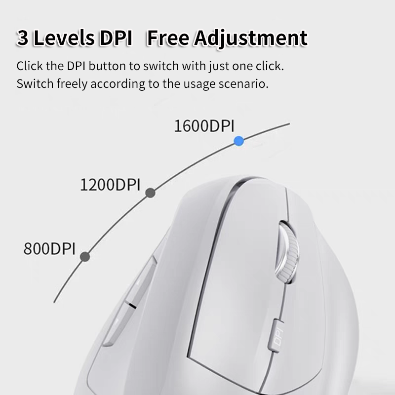 Ratón Vertical inalámbrico de  - Ergonomic Mouse Vertical reseña y precio