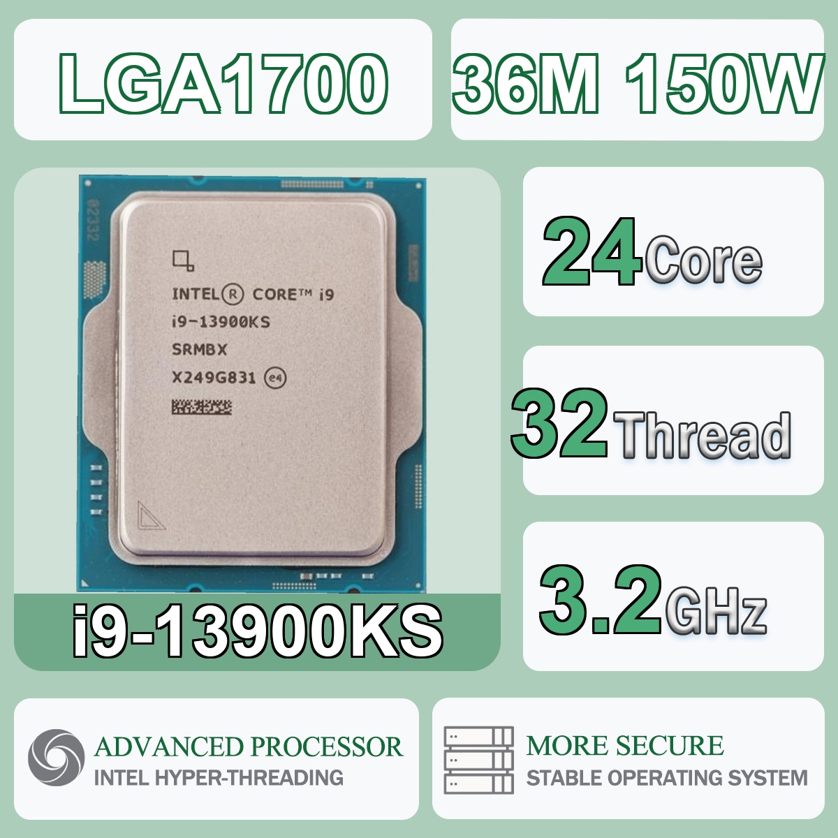 Intel Core i9-13900KS 24C/32T  - Intel Cpu Core I9 reseña y precio