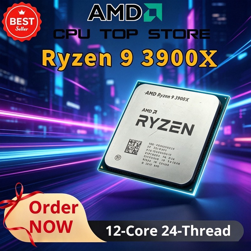 CPU AMD Ryzen 9 3900X 100% Nue - Amd Cpu Ryzen 9 reseña y precio