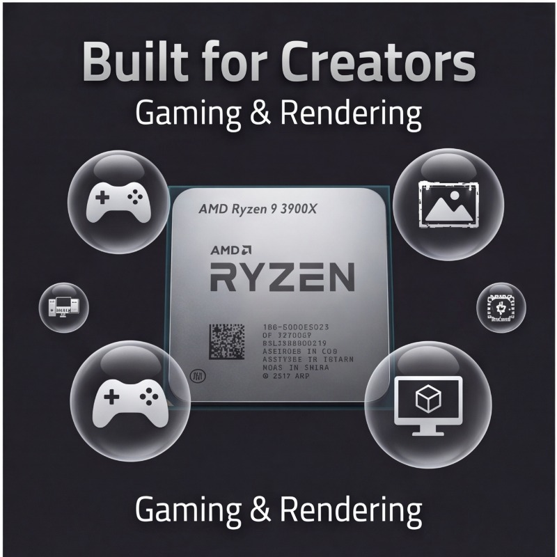 Procesador de escritorio AMD R - Amd Cpu Ryzen 9 reseña y precio