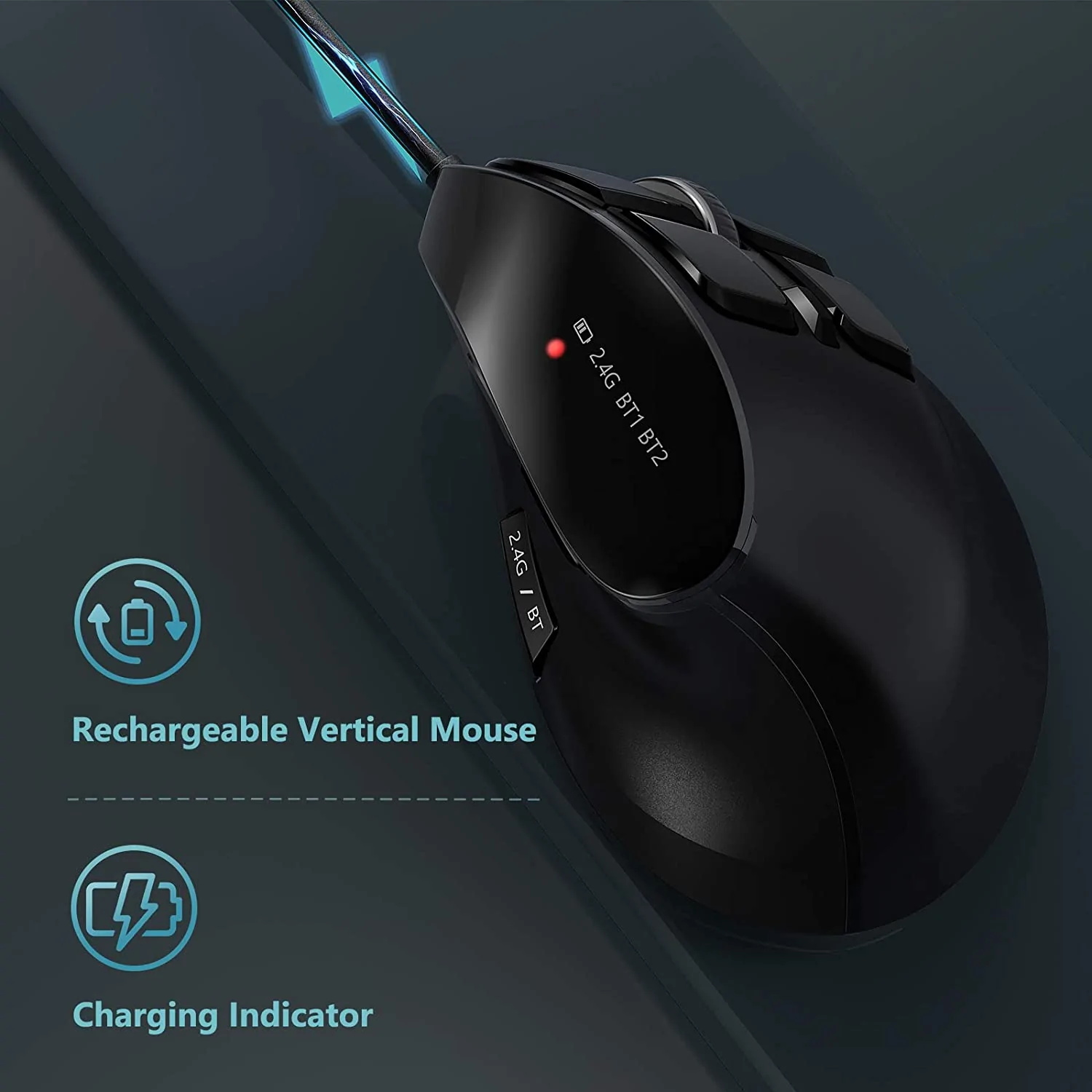 Ratón inalámbrico Vertical See - Ergonomic Mouse Vertical reseña y precio