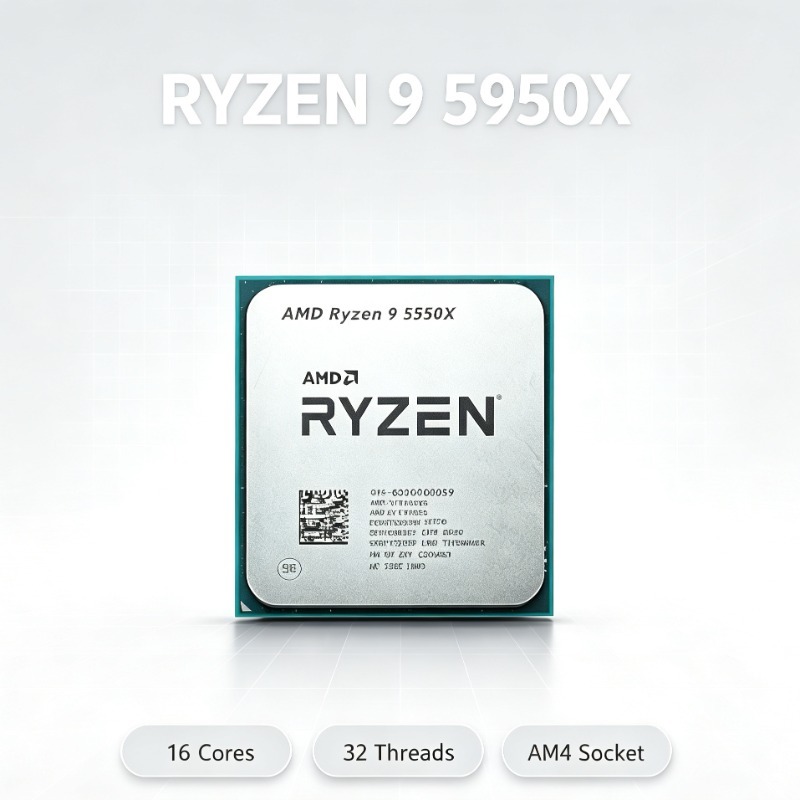 Procesador AM4 AMD Ryzen 9 595 - Amd Cpu Ryzen 9 reseña y precio