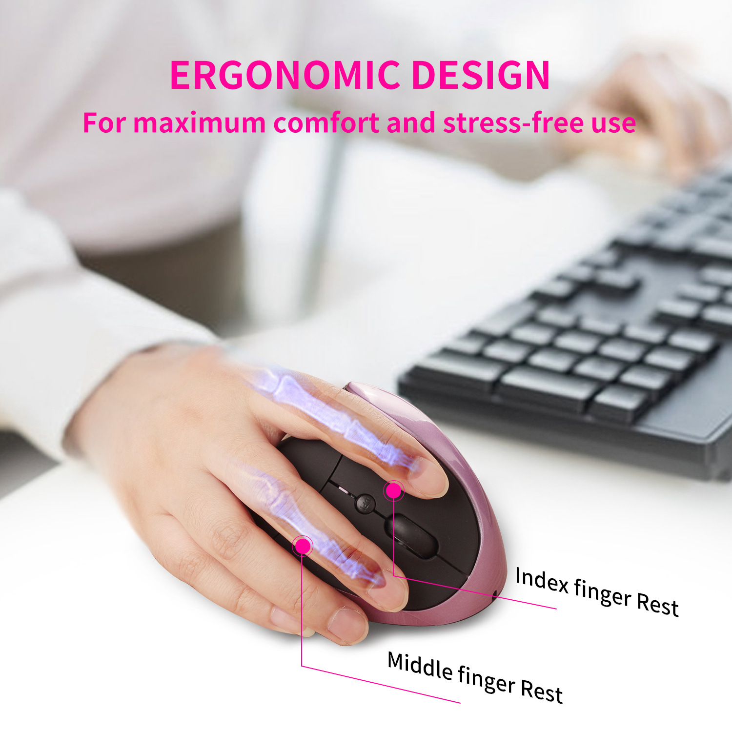 Ratón Vertical Recargable Ergo - Ergonomic Mouse Vertical reseña y precio