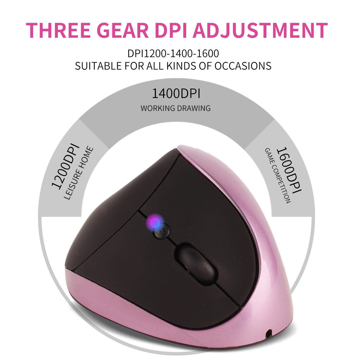 Ratón Vertical Recargable Ergo - Ergonomic Mouse Vertical reseña y precio